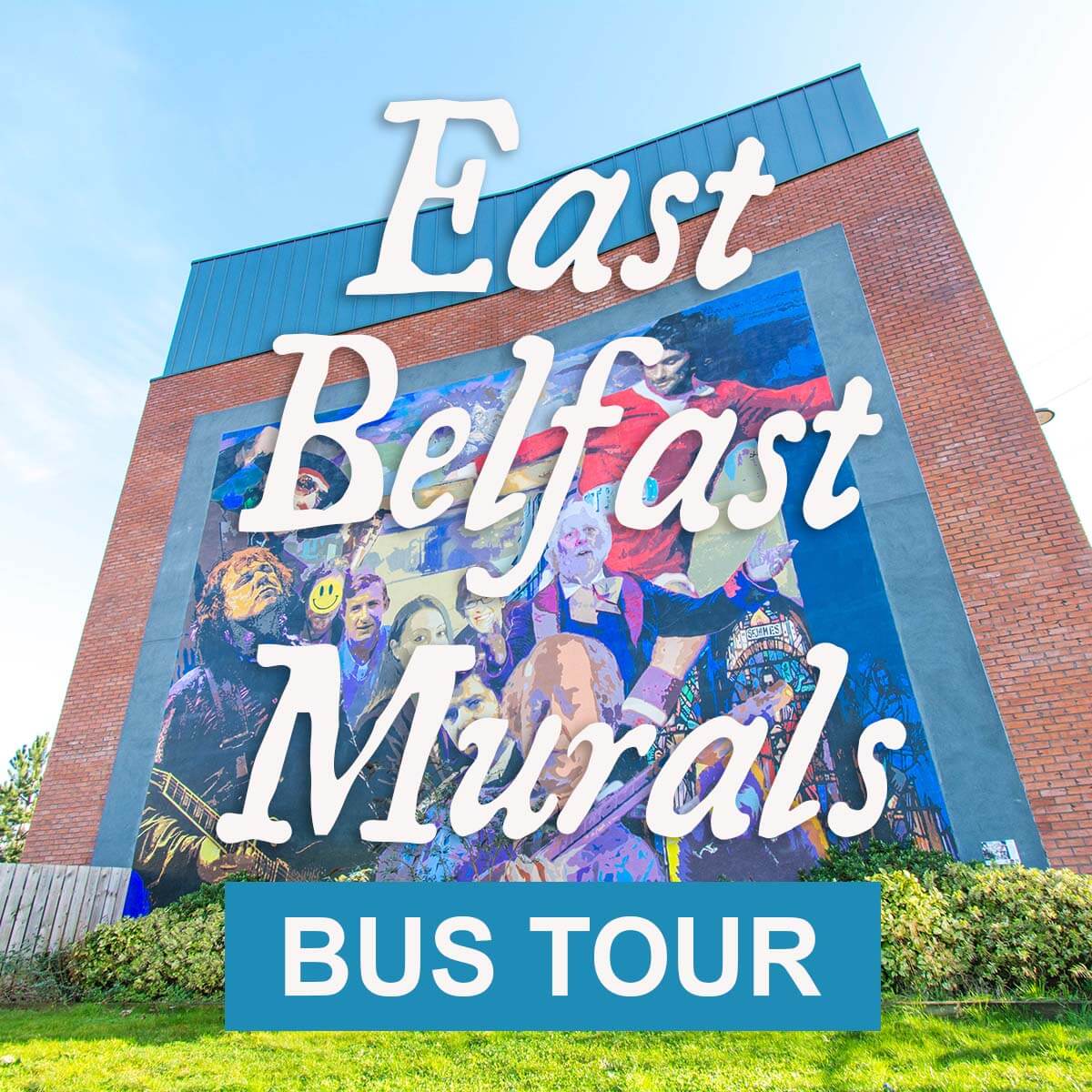 Belfast wall murals guided bus tours in Belfast and East Belfast Northern Ireland by Journey East Tours - square photo 7458
